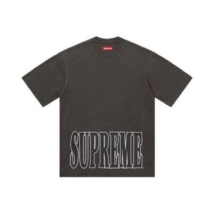 Supreme Cracked Stretched Short Sleeve Top ‘Black’
